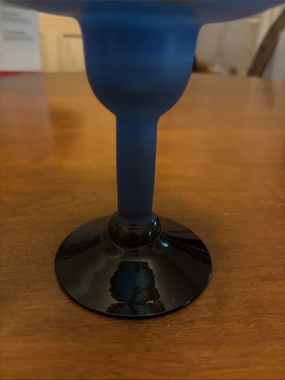 : Vintage Hand-Blown & Hand-Painted Mexican Margarita Glass